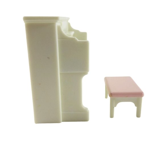 Calico Critters Red Roof Country Home Dollhouse Piano and Bench Replacement Part - Picture 6 of 7